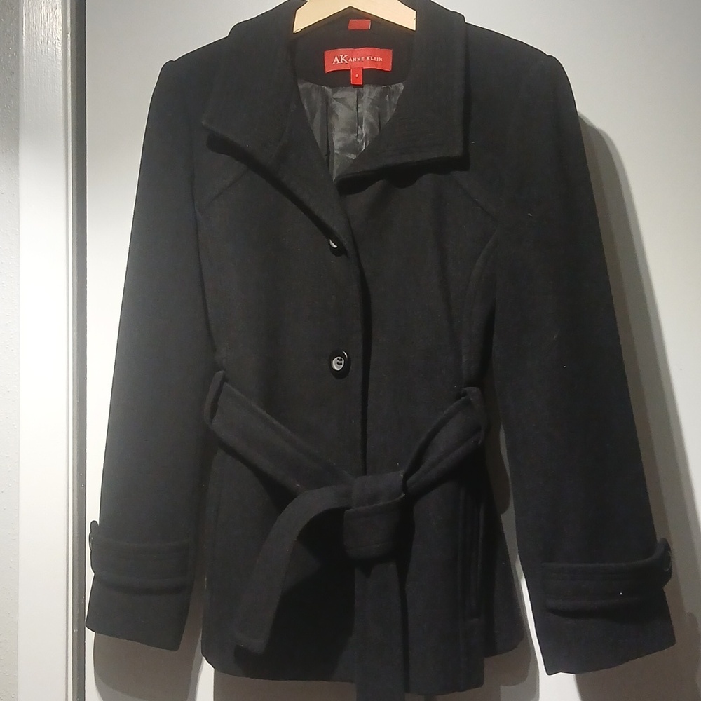 Anne Klein Wool Blend Peacoat